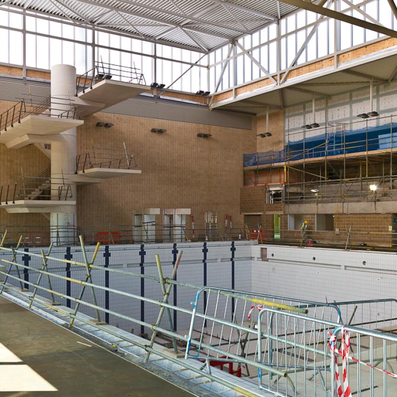 Luton Diving Pool Construction 