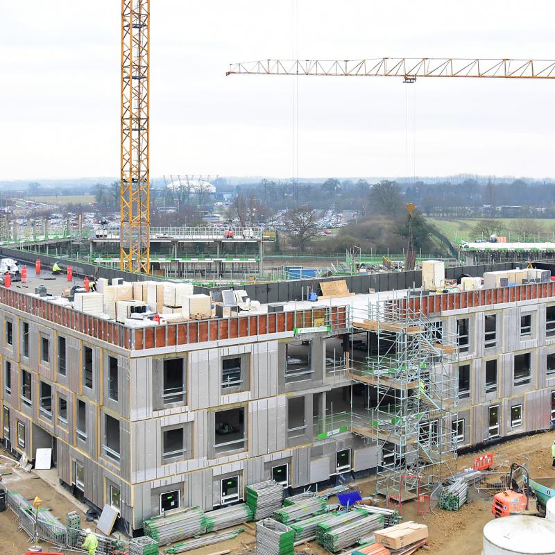 Reinforced Concrete Basement and Frames for Cambridge University