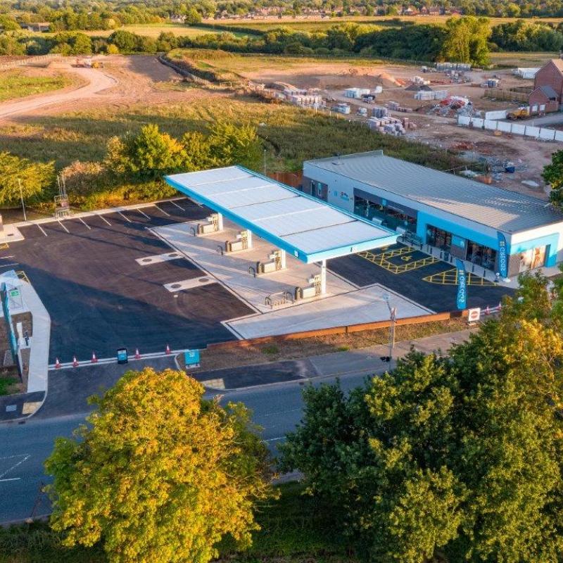 Petrol Station Construction Co-op Saxon Cross