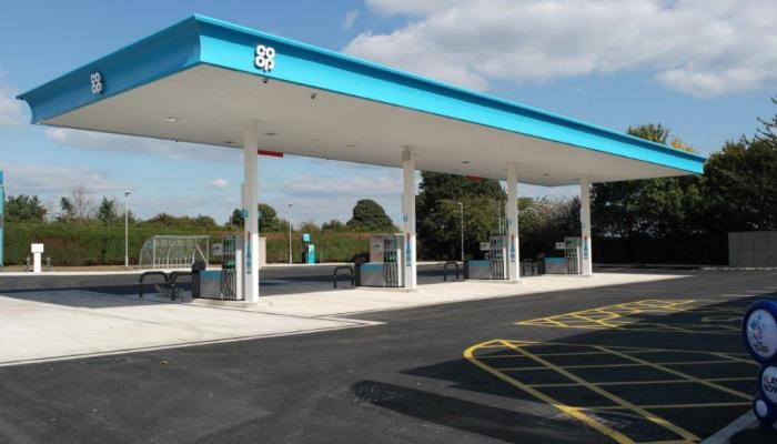 Petrol Station Construction Co-op Saxon Cross